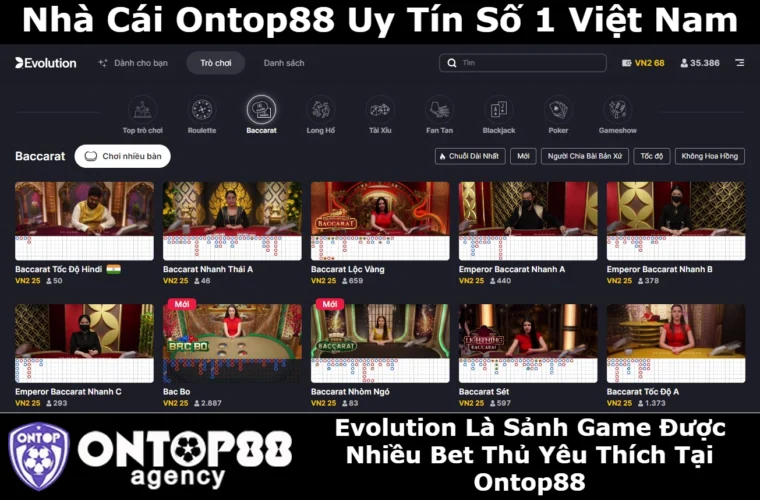 evolution-la-sanh-game-duoc-nhieu-nguoi-yeu-thich-tai-ontop88