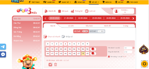 Giới thiệu sảnh xổ số online tại Five88